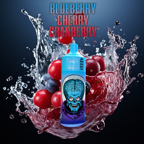 RandM Blueberry Cherry Cranberry 9000, Blueberry Cherry Cranberry