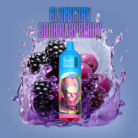 RandM Blueberry Sour Rasperry 9000, Blueberry Sour Rasperry